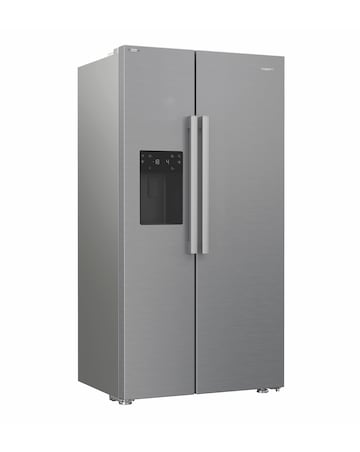 Hotpoint HPG2 6573W XP4UK Fridge Freezer Water and Ice Dispenser Silver +Install