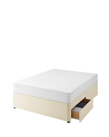 Silentnight Fabric 2 Drawer Divan Base Only