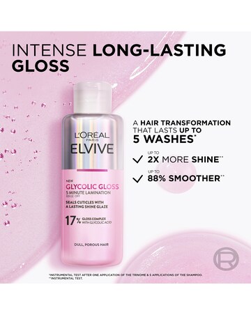 L'Oreal Paris Elvive Glycolic Gloss 5 minute Lamination Treatment 150ml