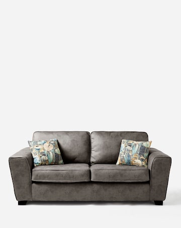 Lennox Faux Leather 3 Seater Sofa