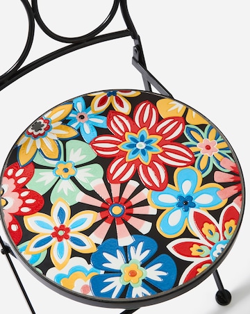 Floral Fiesta Mosaic Bistro Set