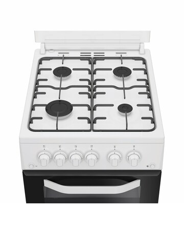 Hotpoint HDG5GCW 50cm Gas Double Cooker - White
