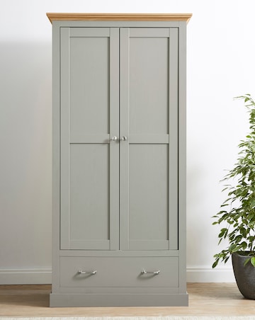 Julipa Ashford 2 Door 1 Drawer Wardrobe