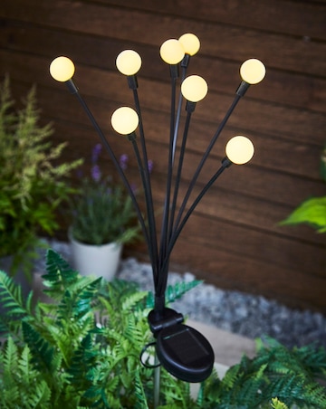 8-Stem GloGlobes Stake Light - Warm White