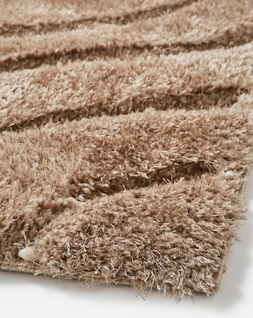 Carved Soft Wave Shaggy Cosy Rug