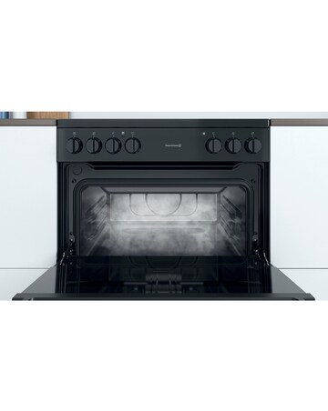 Indesit ID67V9KMB/UK 60cm Electric Double Cooker + Installation