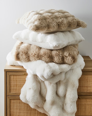 Gray & Osbourn Bubble Faux Fur Cushion