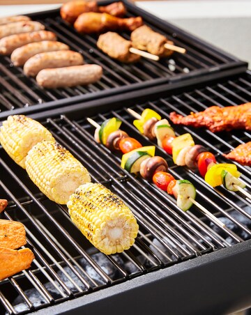 Double Oil Drum Charcoal BBQ