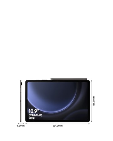 Samsung Galaxy Tab S9 FE 10.9in 256GB WiFi Tablet - Grey