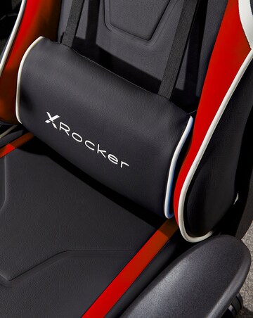 X Rocker Agility Compact eSports Gaming Chair for Juniors - Black / Red