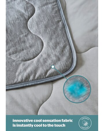 Silentnight Restore Cooling Lightweight Blanket Grey