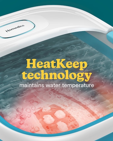 HoMedics Foot Spa with Heat Maintenance