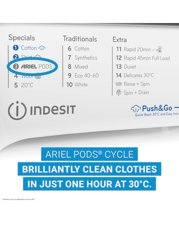 Indesit BWE 81496X WV UK 8kg, 1400rpm, Washing Machine + Install - White