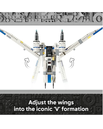 LEGO Star Wars: Andor Rebel U-Wing Starfighter Buildable Model Kit 75399