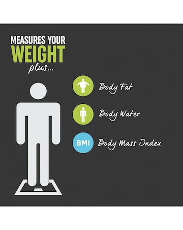 Salter Black Glass Analyser Scale