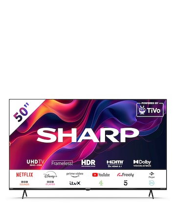 Sharp 4T-C50GK4245KB 50in Smart UHD Tivo LED TV