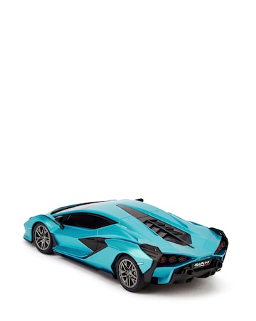 CMJ 1:24 Scale Lamborghini Sian Blue RC Car