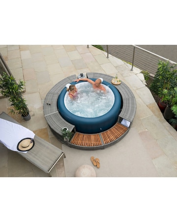 Lay-Z-Spa 180cm Round Rattan Hot Tub Surround
