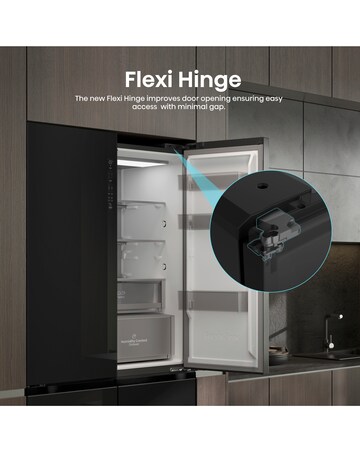 Hisense KitchenFit RQ768N4GBE Multi-Door Fridge Freezer - Black