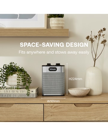 Dimplex Black Midi Essentials Fan Heater and Cooling Fan-Black