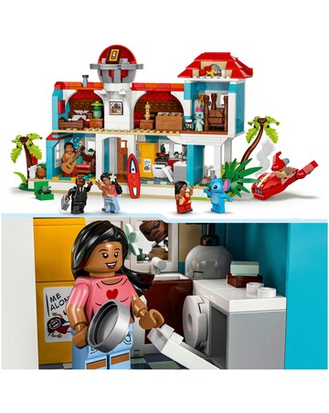 LEGO Disney Lilo and Stitch Beach House Building Toy 43268