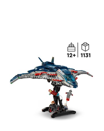 LEGO Marvel Avengers: Age of Ultron Quinjet, Kids' Building Kit 76325