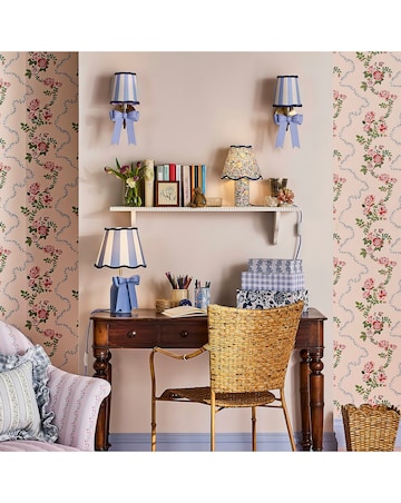 Cath Kidston Rose Flutter Pink Wallpaper