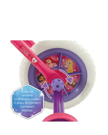 Disney Princess 2in1, 10 Inch Wheel Training Bike