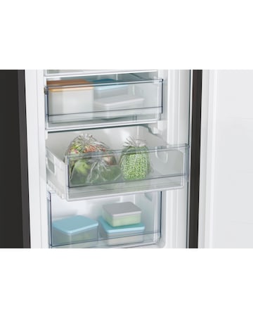 Candy CCT3L517EBK-1 55 x 175cm Low Frost Fridge Freezer - Black