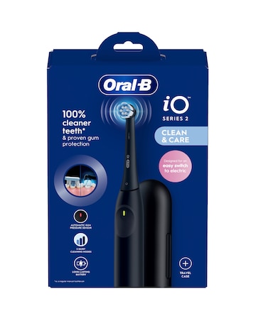 Oral-B iO2 Series Night Black + Travel Case