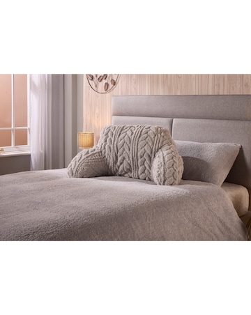 Huggleland Cable Knit Cuddle Cushion