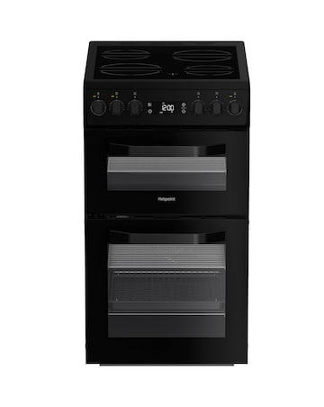 Hotpoint HDE5VDCB 50cm Electric Double Cooker Ceramic Hob - Black Installation