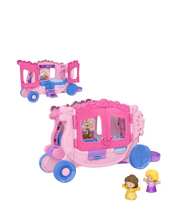 Fisher-Price Little People Disney Princess Pull-Along Musical Carriage