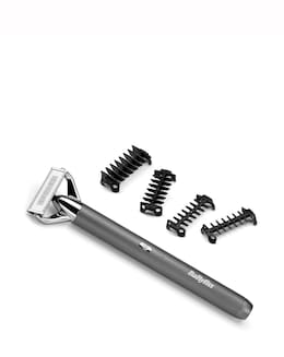 BaByliss Super-X Metal Series X-Blade Beard &amp; Stubble Trimmer- Silver