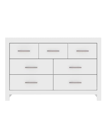 Dakota 3 Over 4 Drawer Chest