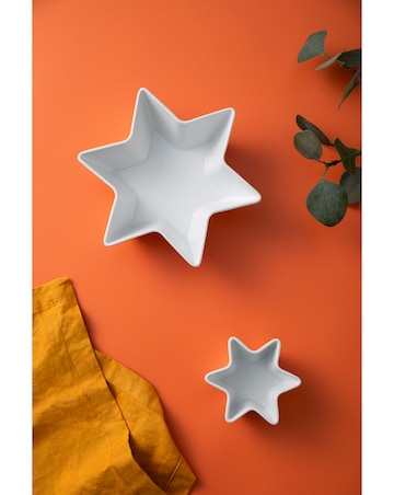 Mikasa Set of 2 Star Bowls