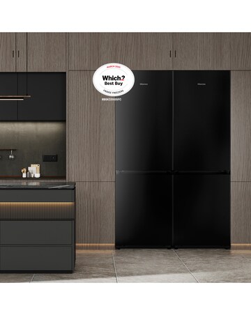 Hisense KitchenFit RB5K330GSFC Smart 60/40 Fridge Freezer - Black
