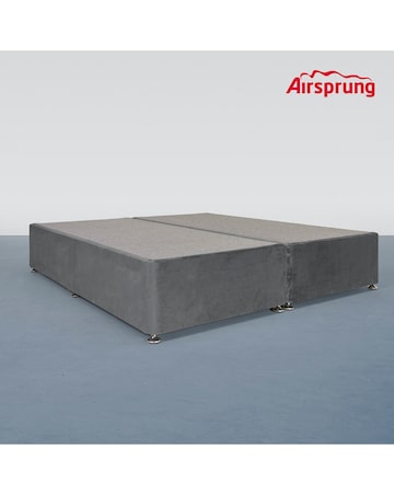 Airsprung Velvet Divan Base No Drawers