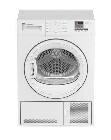 Hotpoint C HD C82 WWGD UK Condenser Tumble Dryer 8kg White + Install