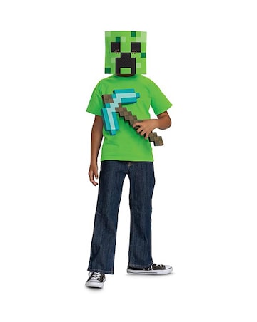 Minecraft Pickaxe & Mask Set