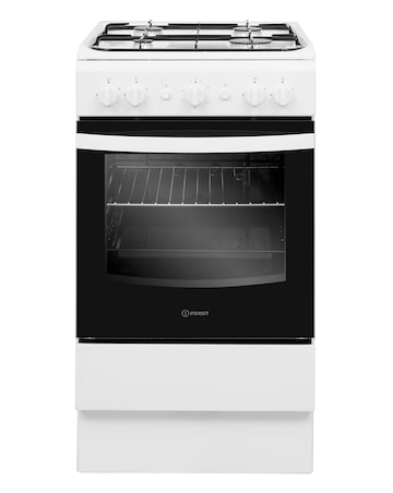 Indesit Cloe IS5G1KMW Gas Single 50cm Cooker White + Installation