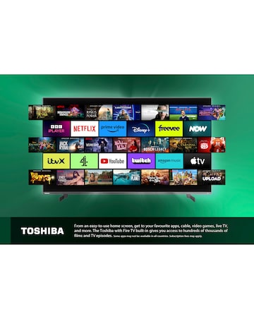 Toshiba Fire 65QF5D53DB 65in Smart 4K UHD HDR QLED TV