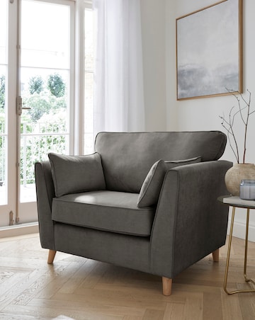 McKenzie Chenille Snuggle Chair