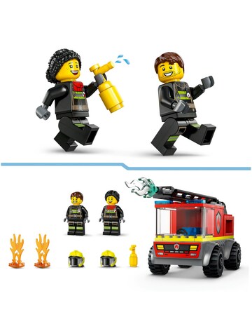 LEGO City Fire Engine with Ladder, Firefighter Toy 60463