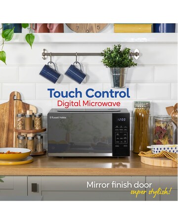 Russell Hobbs RHMT2005B 20L Black Touch Control Digital Microwave