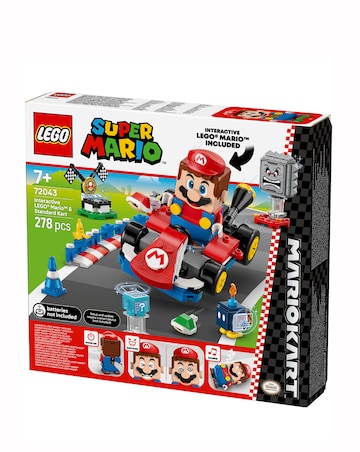 LEGO Super Mario: Mario Kart Interactive LEGO Mario & Standard Kart Toy 72043