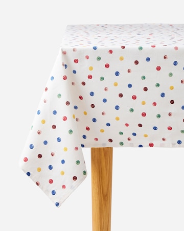 Julipa Polka Dot Wipe Clean Tablecloth