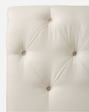 Megin Buttoned Ottoman Bed Frame