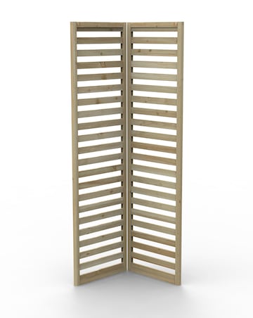 Forest Modular Garden Seating Set with Bench, Planter and Screen