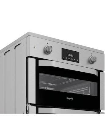 Hotpoint HDE6IDC2X 60cm Electric Double Cooker with Induction Hob Install